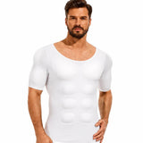 Men’s Muscle Fit Compression T-Shirt – Invisible Body Shaper & Slimming Undershirt