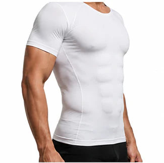 Men’s Muscle Fit Compression T-Shirt – Invisible Body Shaper & Slimming Undershirt