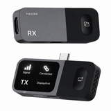 Wireless Screen Sharing Kit | USB-C to HDMI Display Adapter | Plug & Play TX & RX Wireless Display System