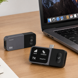 Wireless Screen Sharing Kit | USB-C to HDMI Display Adapter | Plug & Play TX & RX Wireless Display System