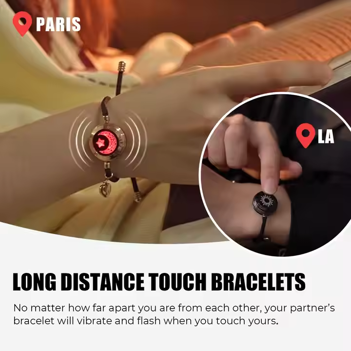 Long Distance Touch Bracelet for Couples – Feel Connected, No Matter the Distance