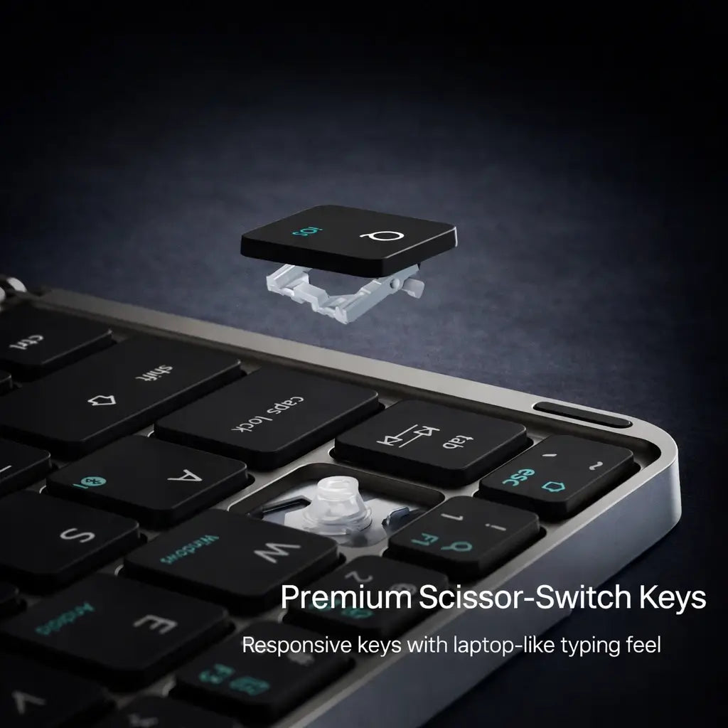 Touch Nova | Foldable Wireless Keyboard with Touchpad