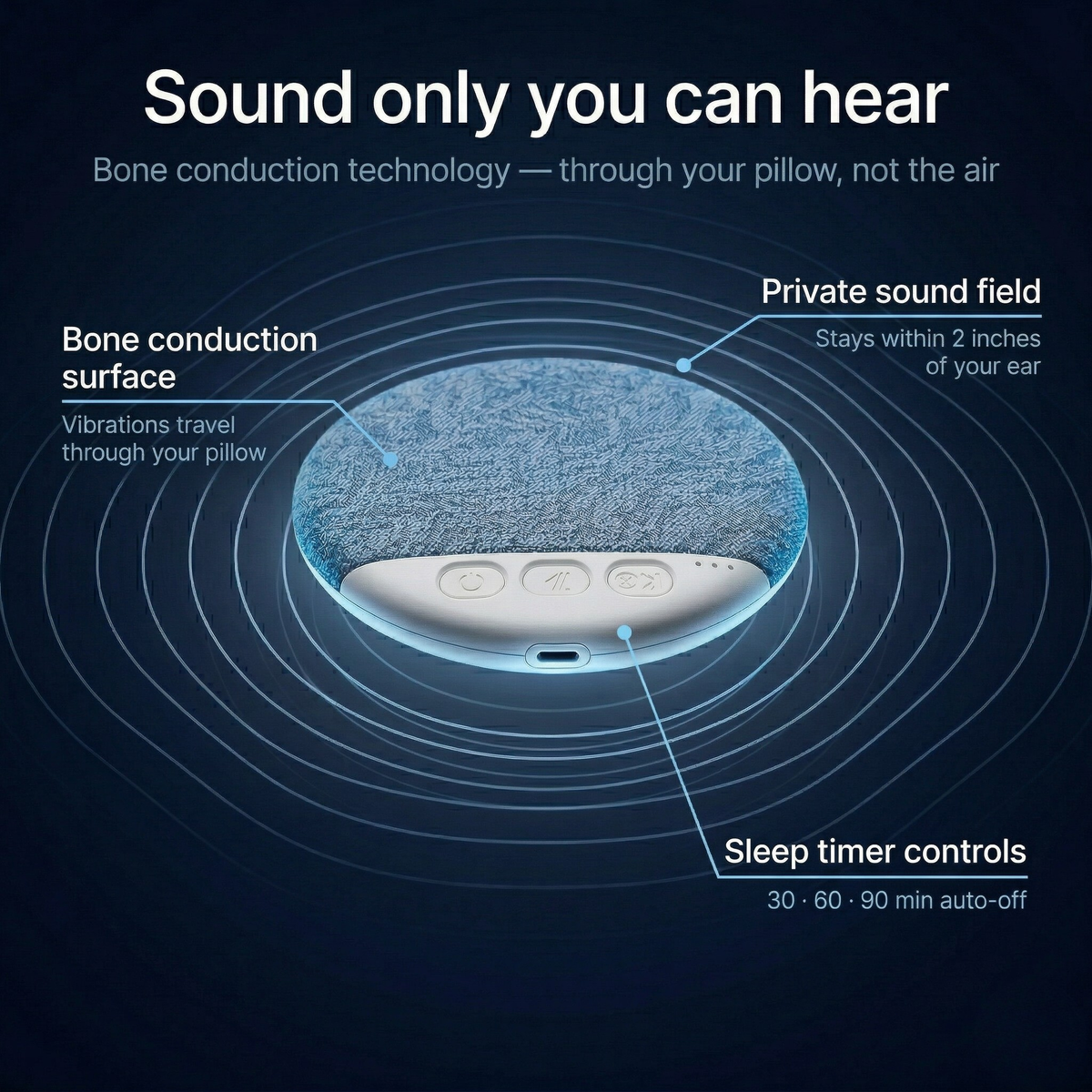 DreamWave™ Pillow Speaker